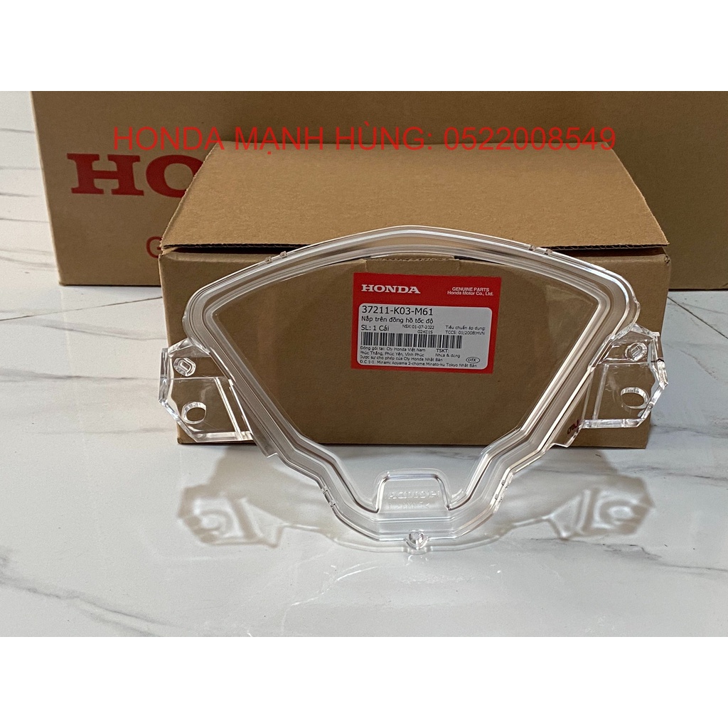 Nắp trên đồng hồ tốc độ - kính đồng hồ HONDA WAVE RSX110 năm 2014. 37211K03M61