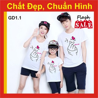 (đủ size - mịn.xịn.thơm - bao đổi trả) áo gia đình GD1,thả tim,love,mẹ là nhất,con là tất cả,family,dad,mom