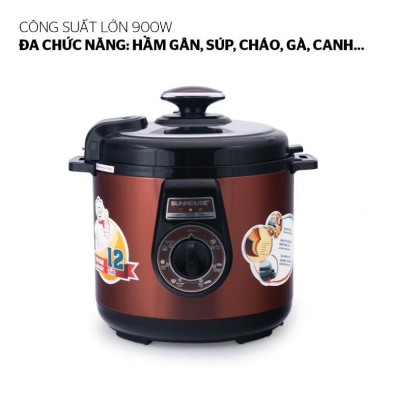 Nồi áp suất điện đa năng 5L SUNHOUSE SH1550 [ Hàng chính hãng 100%] | BigBuy360 - bigbuy360.vn