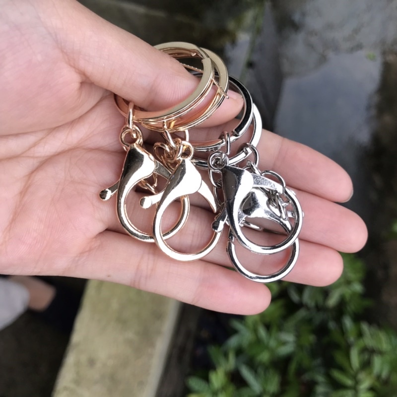 Khoá càng cua, phụ kiện thời trang, phụ kiện làm túi xách, handmade và macrame, móc khoá treo trang trí
