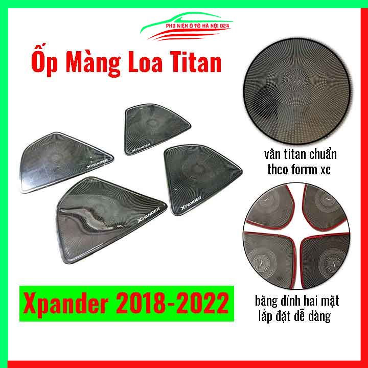Bộ ốp màng loa Xpander 2018-2022 chuẩn theo xe vân Titan chống xước trang trí nội thất ô tô