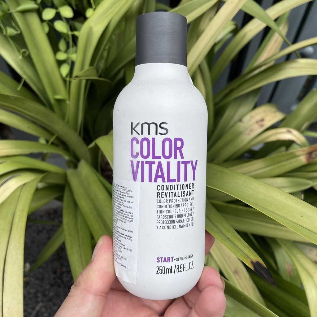 Dầu gội xả dưỡng màu tóc nhuộm KMS COLORVITALITY 300ml/250ml