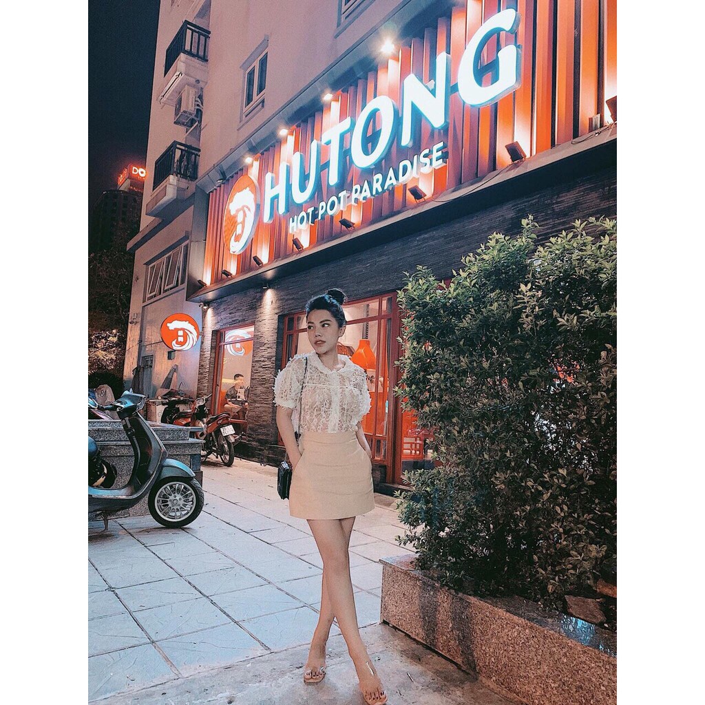 Chân váy dáng A, Chân váy Umi có lót quần khóa sườn CV253 - NhiNhi Shop | BigBuy360 - bigbuy360.vn