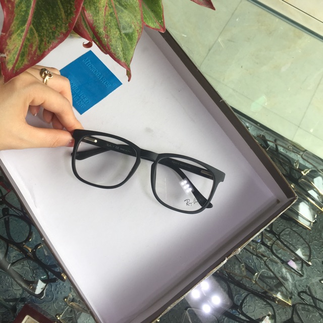 Kính cận thơi trang cao cấp RayBan tặng tròng cận, loạn.