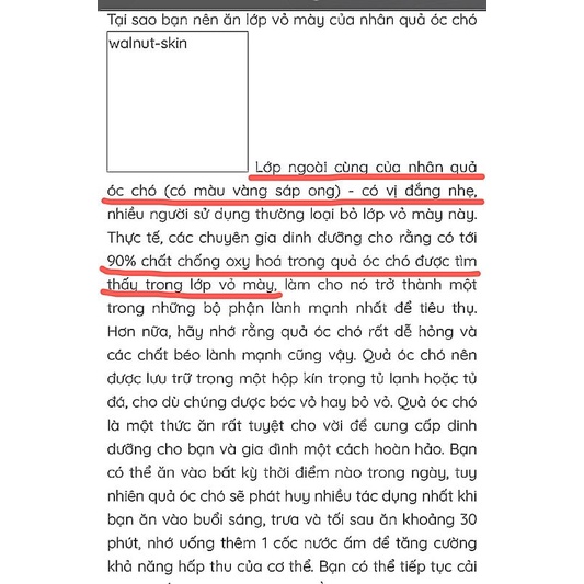 Nhân óc chó vàng Mỹ