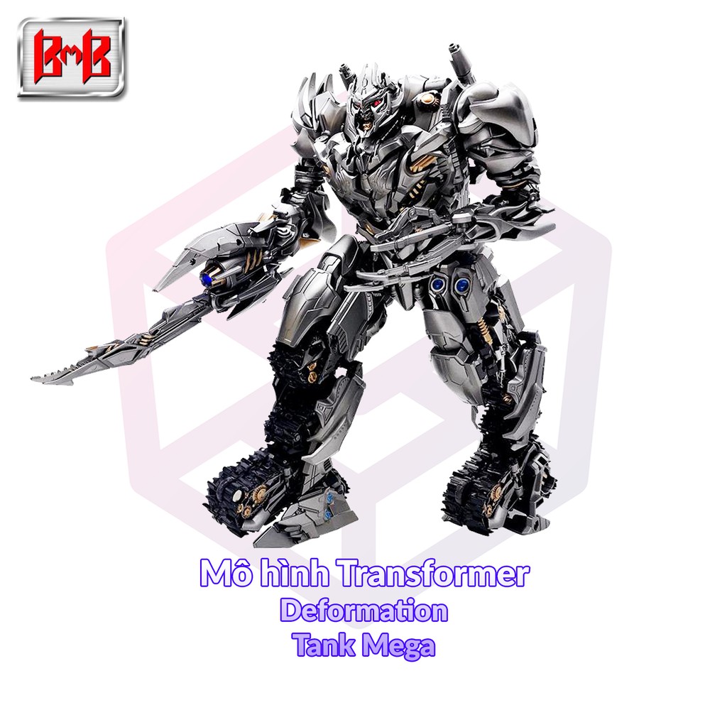 [thanh lý bán lỗ] Mô hình Transformer Megatron Black Mamba LS-06 Tank Mega [TFM]