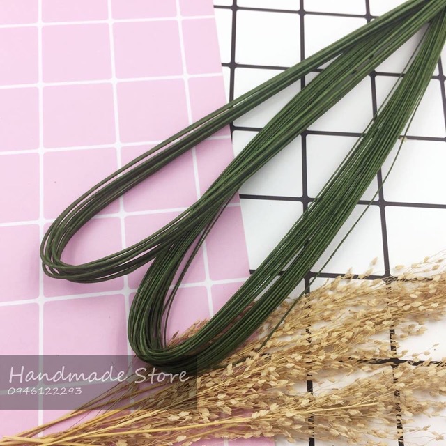 Kẽm cành lõi mỏng quấn sáp 60cm