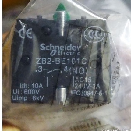 ZB2-BE102C ZB2-BE101C Tiếp điểm phụ Schneider 1NO,1NC dùng cho nút nhấn - đèn báo dòng XA2