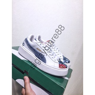 (SALE) Giầy Thể thao Puma thêu hoa (Có sẵn)