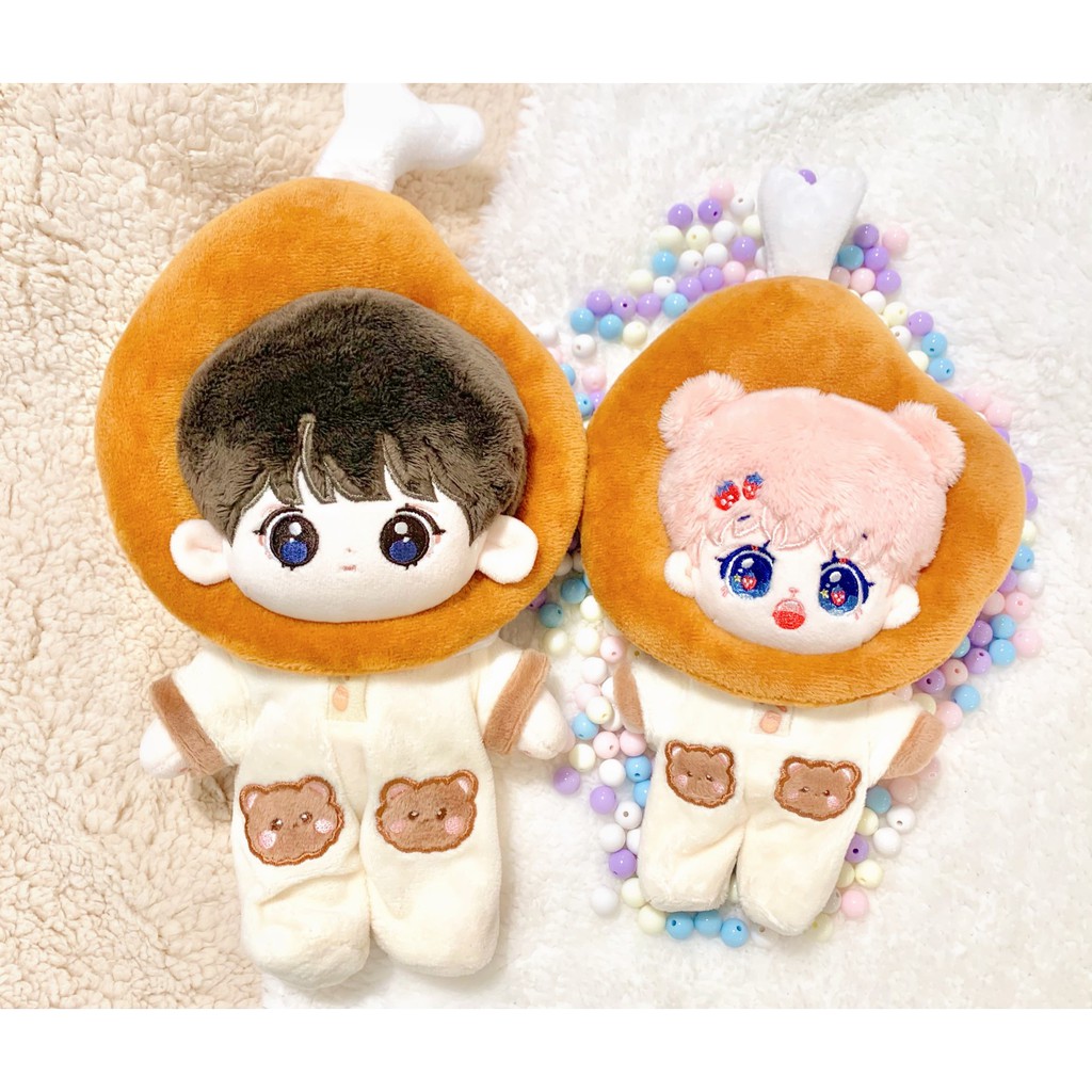 Khuôn Bánh Dâu Trứng Đùi gà cho bé doll 20cm 15cm