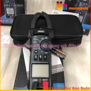 MESTEK CM80 Máy đo kẹp kỹ thuật số (AC DC-600V) (AC-600A)/60MΩ/99mF/VFC/NCV/ Diode/ Firewire Chỉ định/TRMS