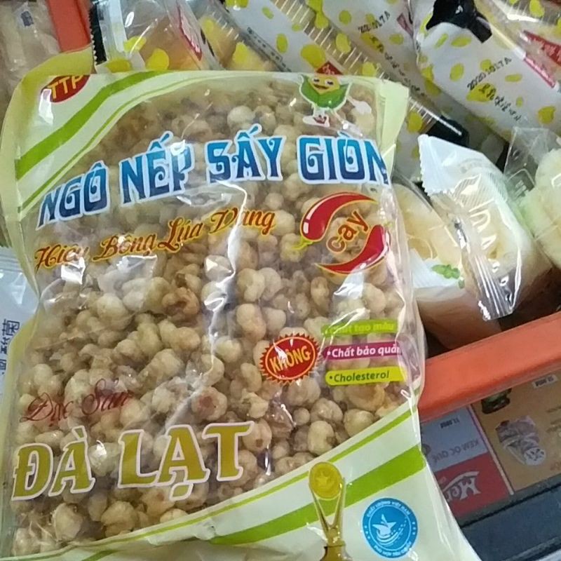 Ngô nếp sấy giòn cay