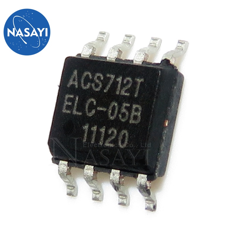 Bộ 5 Linh Kiện Điện Tử ACS712ELCTR-05B-T ACS712ELCTR-05B ACS712ELCTR ACS712T5A ACS712 SOP8