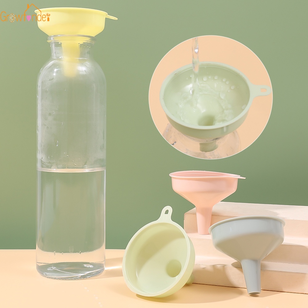 1 Phễu Nhựa Màu Sắc Macaron Có Thể Tái Sử Dụng
