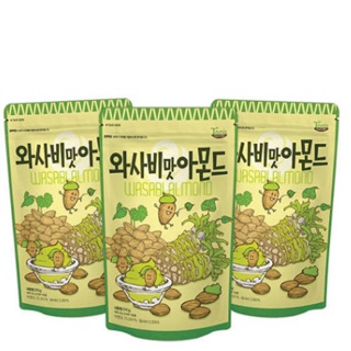 [SET3P] 3 GÓI HẠNH NHÂN TẨM MẬT ONG VỊ WASABI 630g( HONEY BUTTER ALMOND)