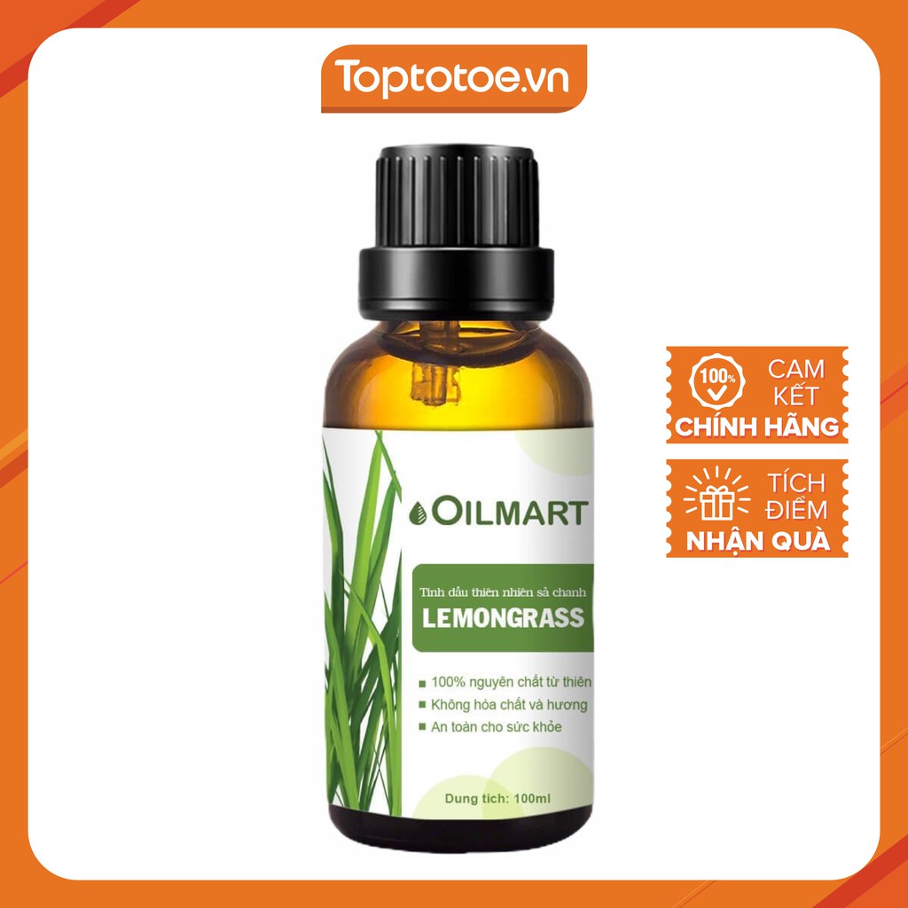 Tinh Dầu Thiên Nhiên Sả Chanh Oilmart Essential Oils Lemongrass