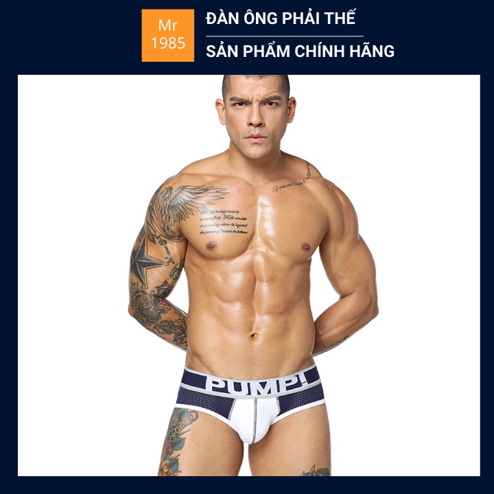 Quần sịp tam giác Pump dạng lưới thoáng mát có size cho nam béo bear Mr1985 BR01