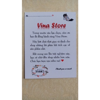 Thiệp cảm ơn in theo yêu cầu