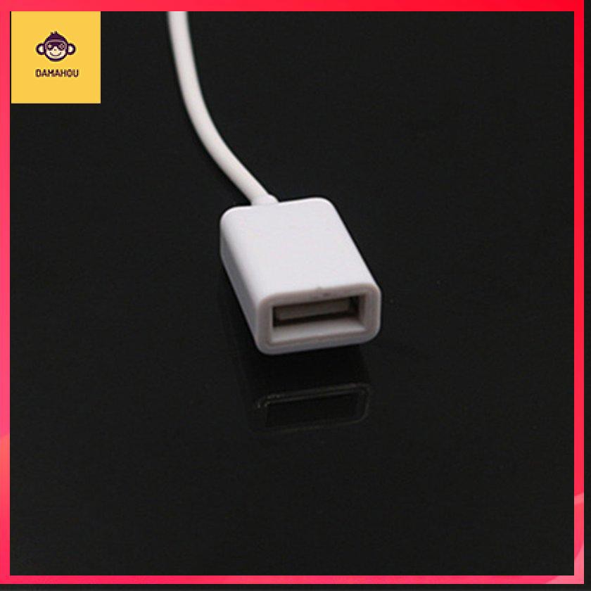 Di động AUX sang USB 3.5mm Male Aux Audio Jack Cắm sang USB 2.0 Female Converter