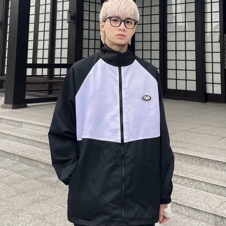 Áo khoác dù 2 lớp form rộng Unisex TMS phong cách Ulzzang