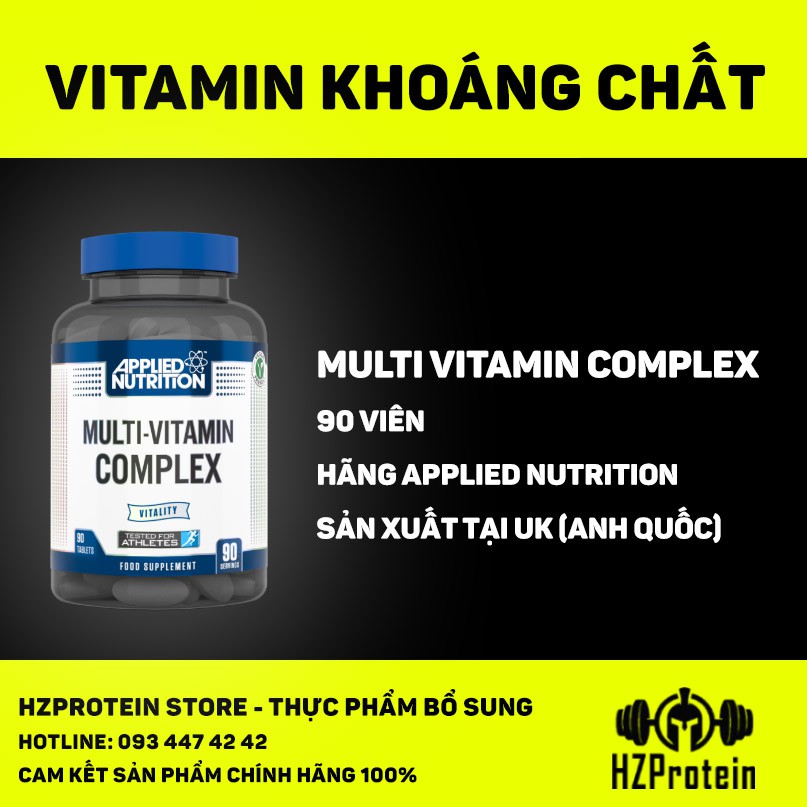 MULTI VITAMIN COMPLEX - VITAMIN TỔNG HỢP HÀM LƯỢNG CAO (90 VIÊN) | BigBuy360 - bigbuy360.vn