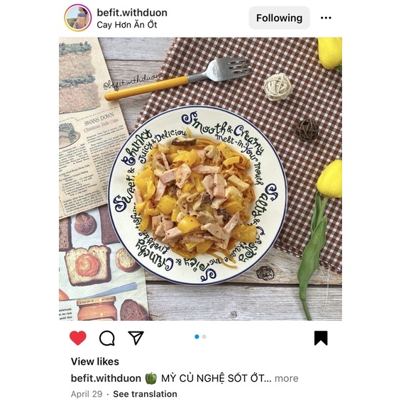 Đĩa, Tô nhỡ vintage Âu Mỹ viền chữ hương vị hãng Mister Donut