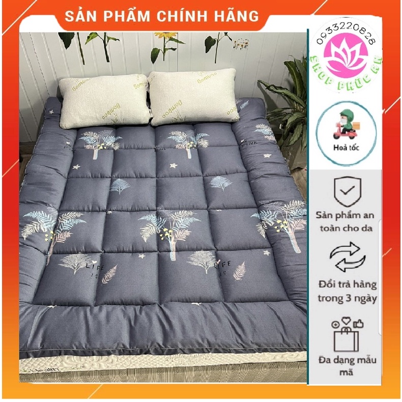 Nệm topper giá rẻ 5cm size 1mx2m, nệm văn phòng, đệm trải giường..