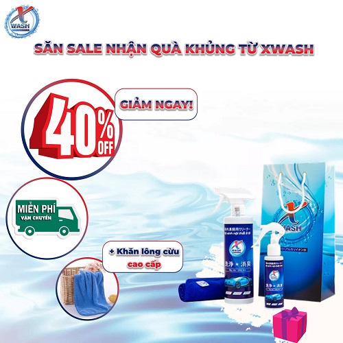 Xwash for car [CHÍNH HÃNG] Vệ sinh nội thất Ô tô chai