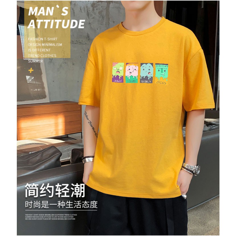 Áo Phông Unisex Cotton Halloween Dáng Rộng Tay Lỡ Siêu Đẹp - áo thun 360 nam nữ form rộng mùa hè 2 màu nổi bật