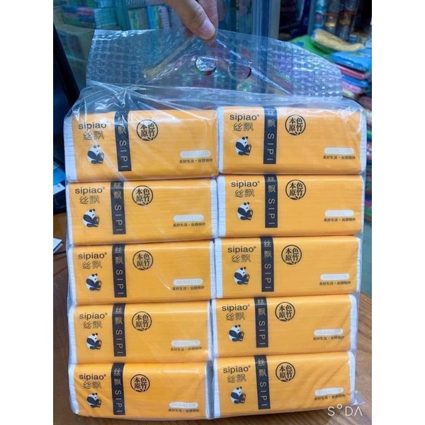 Giấy ăn gấu trúc bịch 10 gói ( 300 tờ )