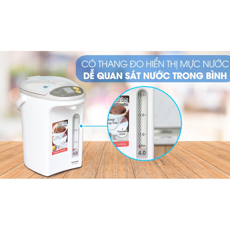 Bình thủy điện Panasonic NC-EG4000CSY 4 lít nhập khẩu thái lan