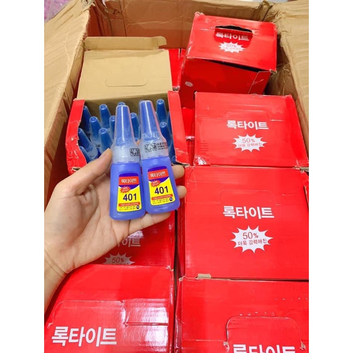 Keo dán móng, keo dán đá, keo 401 siêu chắc siêu bền 20gr