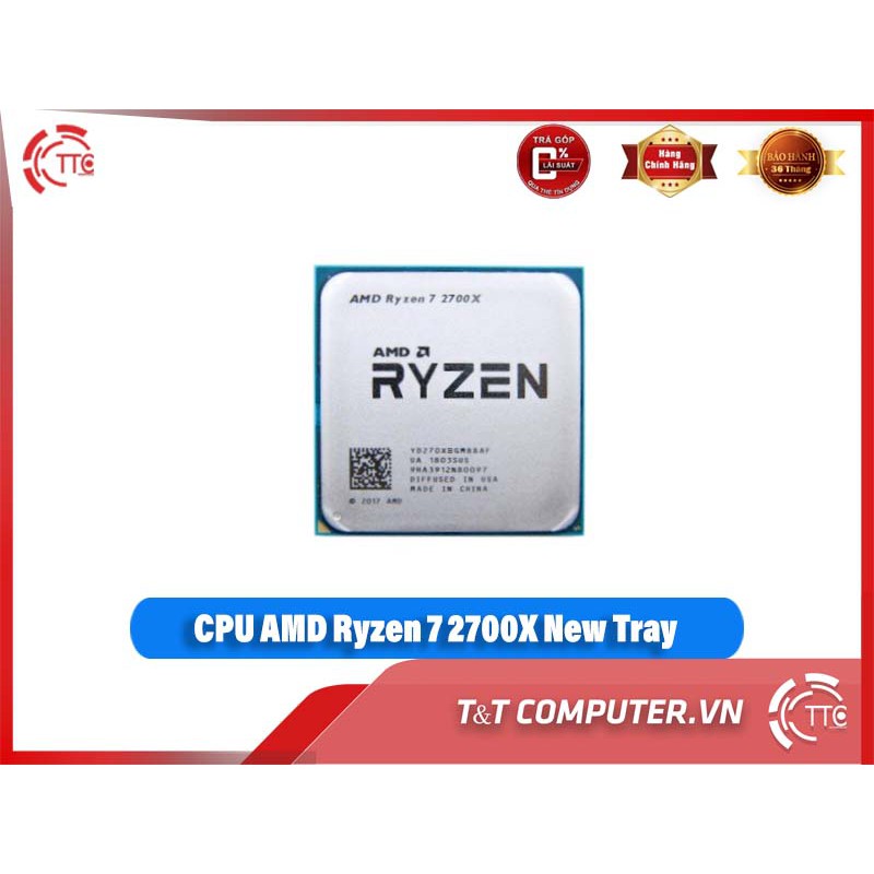 Bộ Vi xử lý AMD Ryzen 7 2700 mới