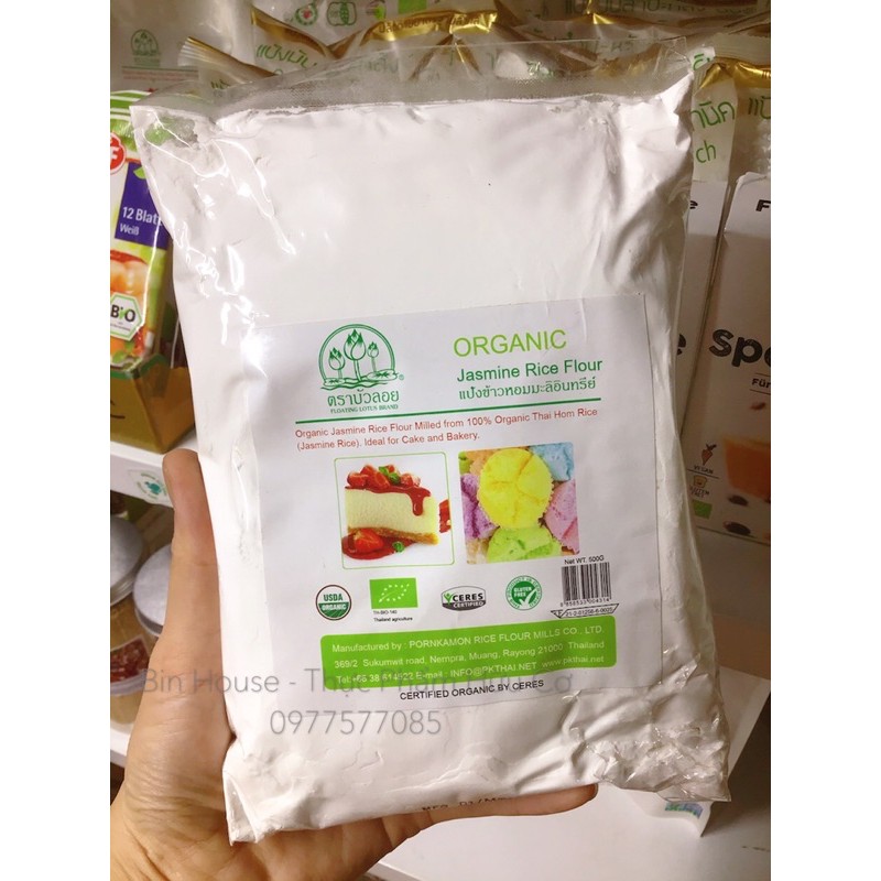 BỘT GẠO NẾP / BỘT GẠO TẺ / HỮU CƠ / USDA Organic / chia gói lẻ 100g / ăn dặm / làm bánh