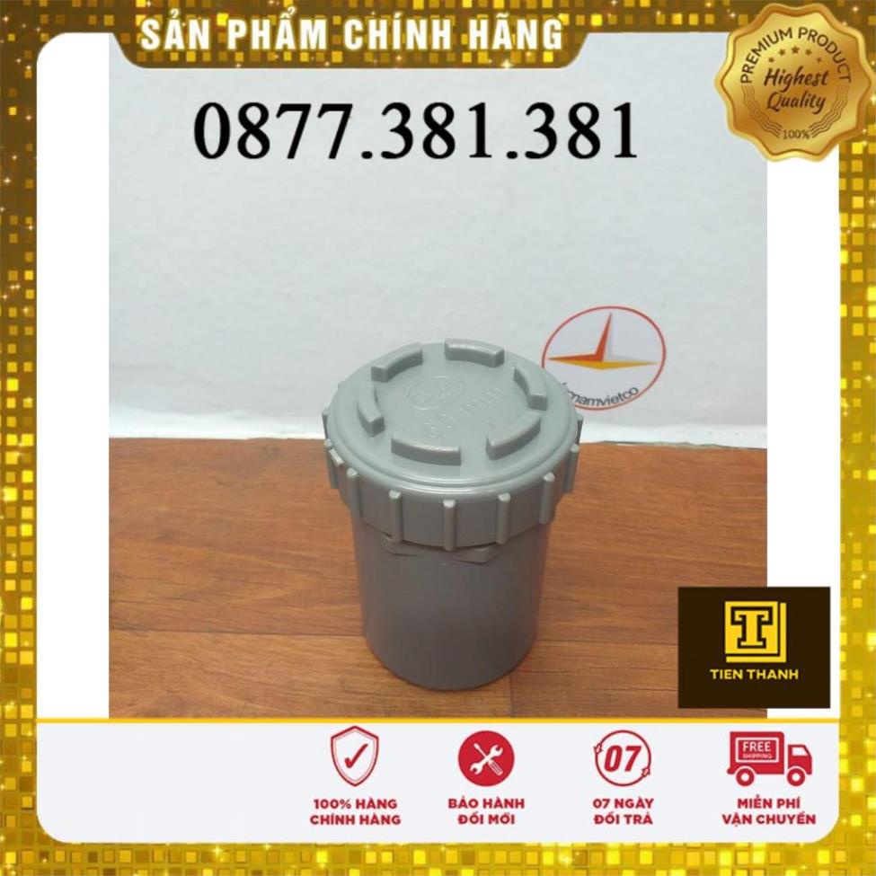 Bít xả ren ngoài Pvc phi 60 Bình Minh
