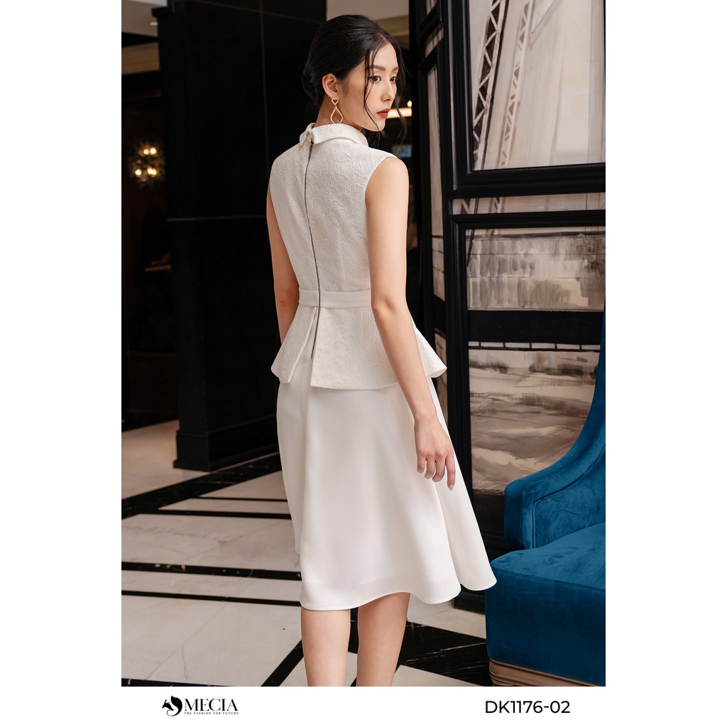 Đầm MECIA DK1176-02 Đầm phủ ren peplum
