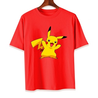 HOT Áo thun cotton Unisex Pikachu Tshirt Pokemon Tshirt