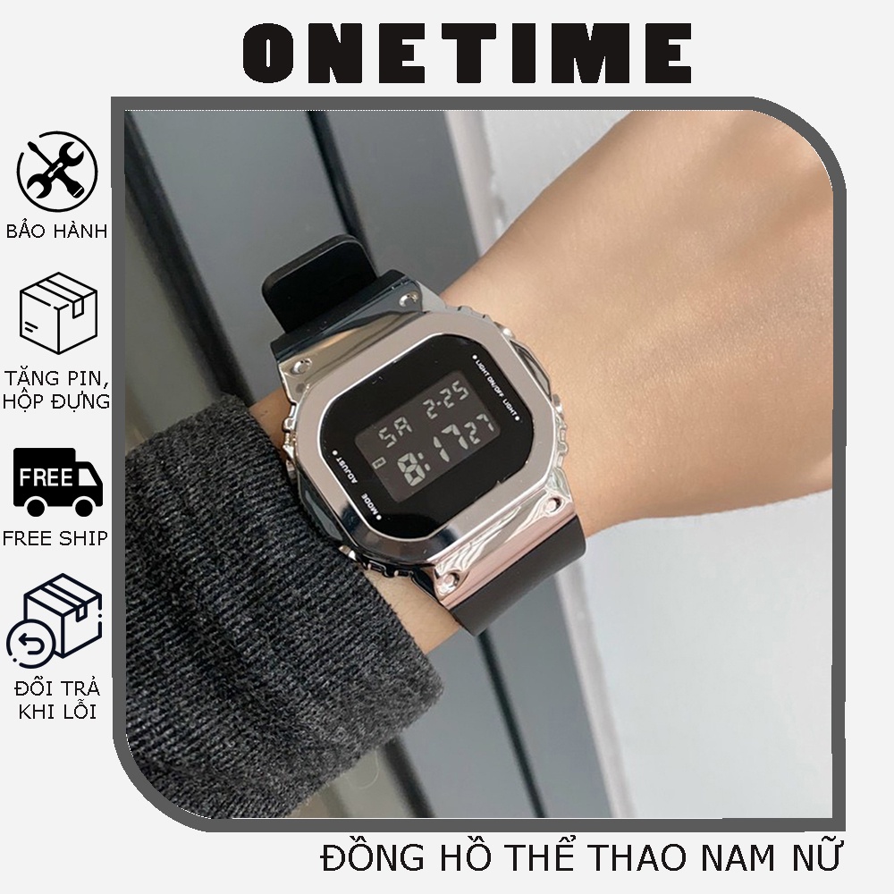 Đồng hồ điện tử nam S5600 OneTime Vỏ Thép Kiểu Dáng Sang Trọng, Thể Thao