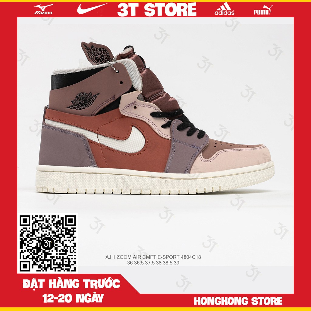 GIÀY SNEAKER MÃ SẢN PHẨM_Jordan 1 Zoom Comfort「Canyon Rust」TL NHIỀU MÀU PHONG CÁCH FULLBOX + FREESHIP TOÀN QUỐC