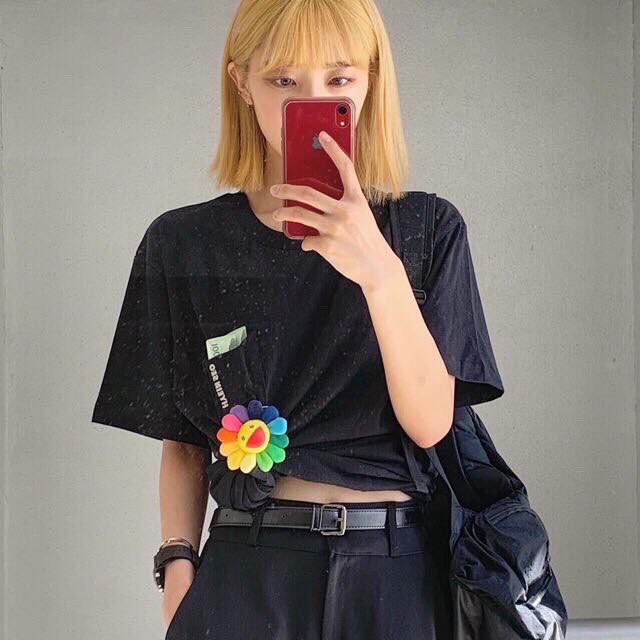Phụ kiện cài trang trí áo, balo, túi ví Bông hoa Takashi Murakami Kaikai Kiki  GD BTS - Sẵn hàng
