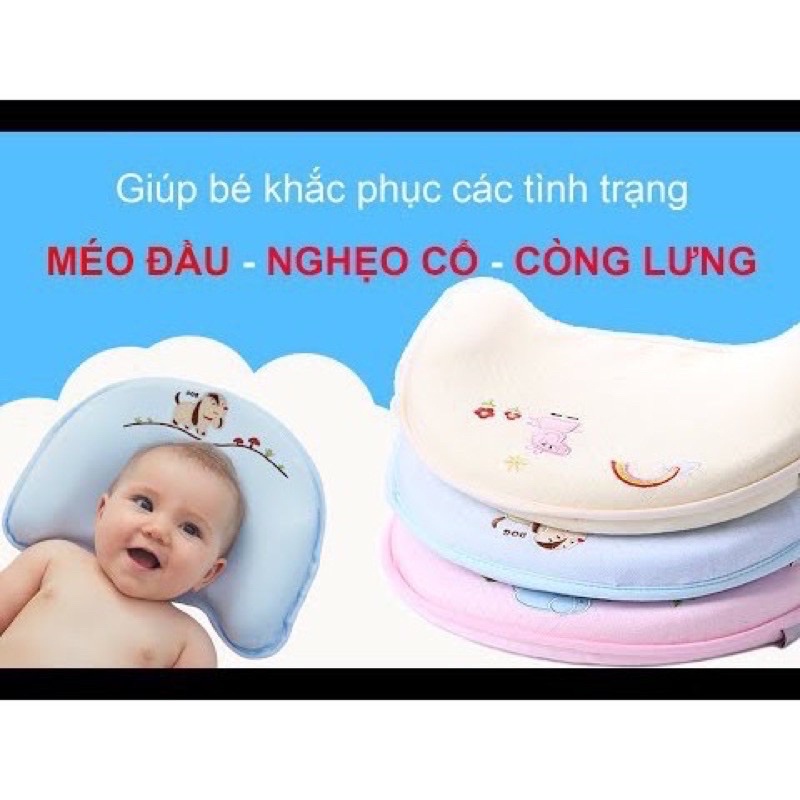 Gối cao su non chống bẹp đầu