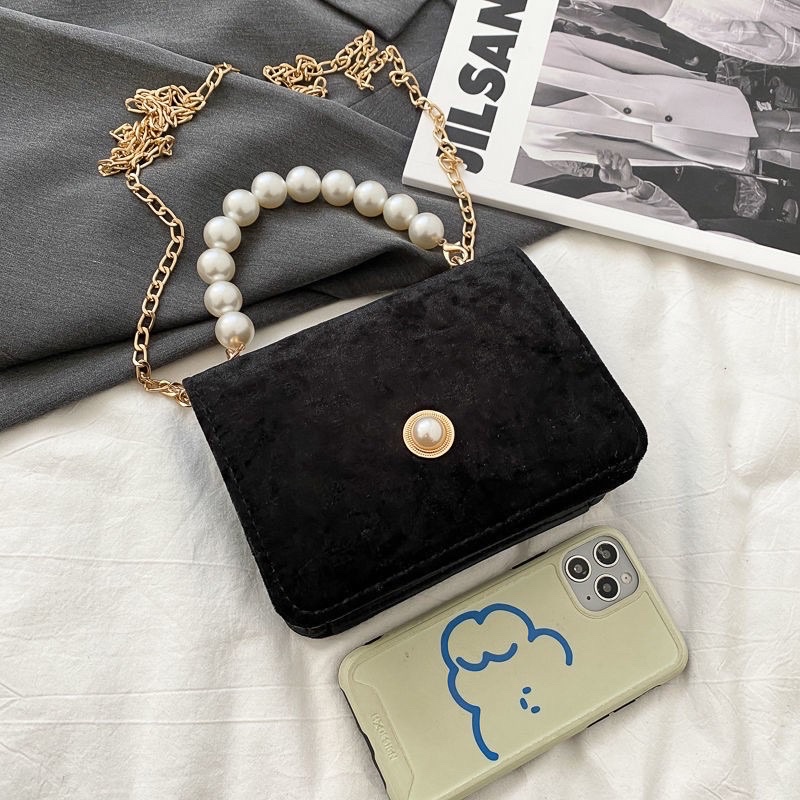 Túi xách nhung ngọc sang chảnh