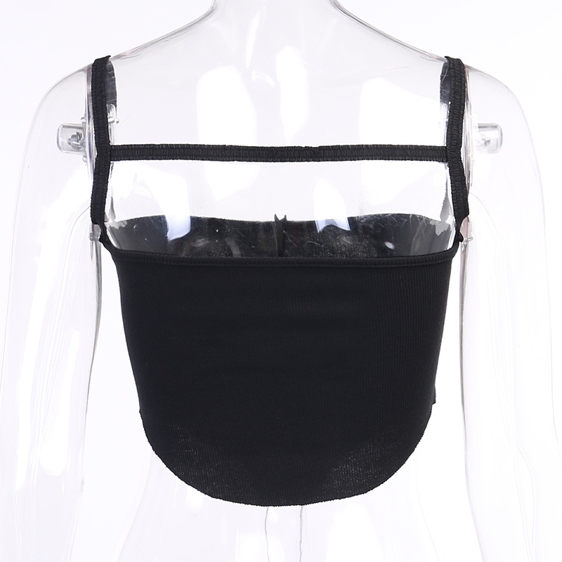 Áo tanktop màu trơn thiết kế trễ vai quyến rũ dành cho nữ