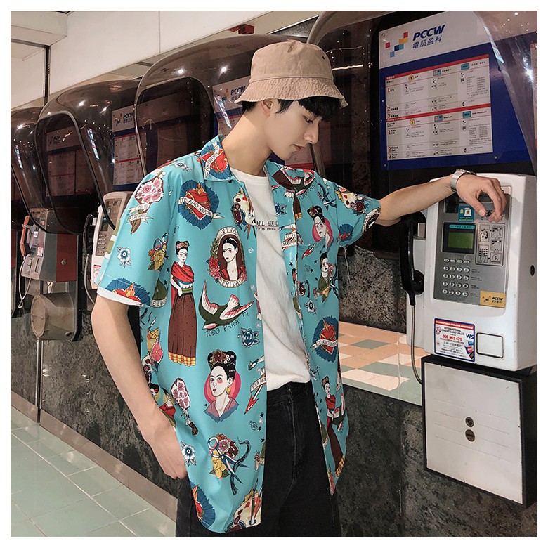 Áo sơ mi nam thời trang in hình độc đáo nổi bật | BigBuy360 - bigbuy360.vn