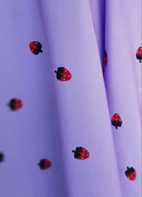 Vải đào may scrunchies