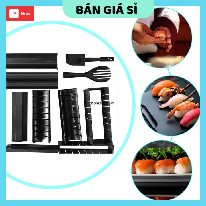 Khuôn làm sushi  🗣️ GIÁ VỐN Bộ Dụng Cụ Làm Sushi 10  Món Chế Biến Món Sushi tại nhà 3778