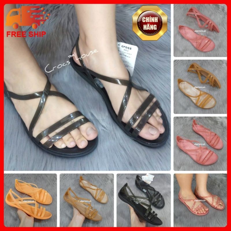 (Ảnh thật) Sandal cross nữ isabella strappy quai chéo chính hãng nhiều màu