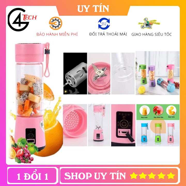 [Mã ELHA22 giảm 5% đơn 300K] [Xay Cả Thế Giới] Máy Say Sinh Tố Mini Siêu Tiện Lợi Cao Cấp HM