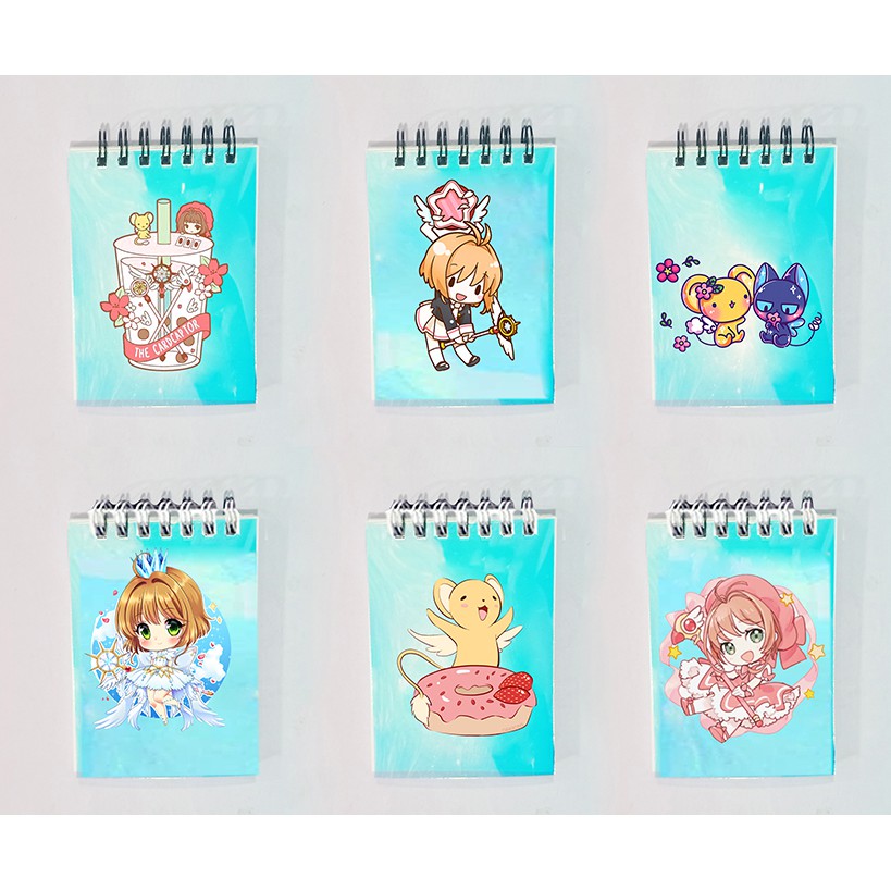 Sổ lò xo hologram kero CCS LXH13 sổ lò xo cute dễ thương A7 100 trang kpop idol