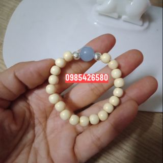 Lẻ 6 vòng dâu mix 2 bị bạc,kèm đá phong thủy